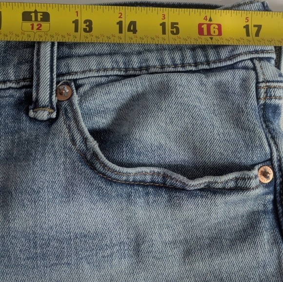 American Eagle Men's 33*34 Orginal Straight Jeans Stretch Denim Blue EUC - Picture 14 of 14